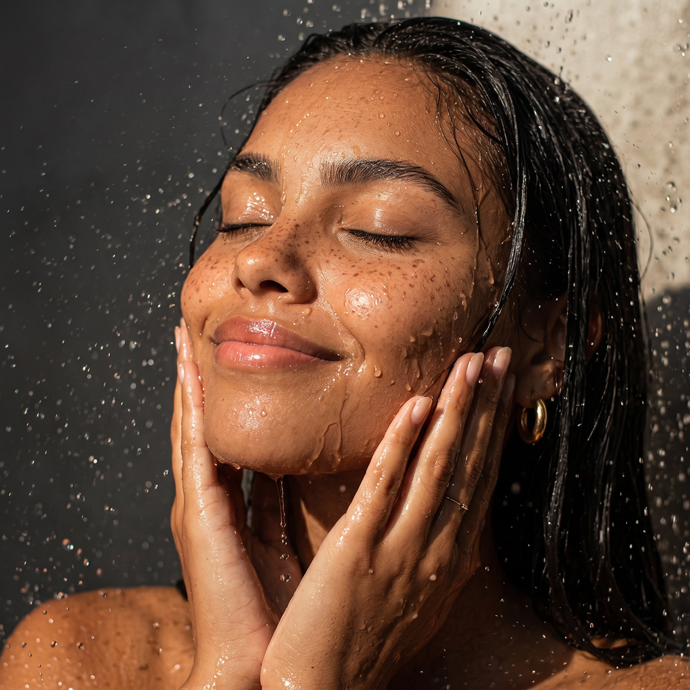 cleansing face