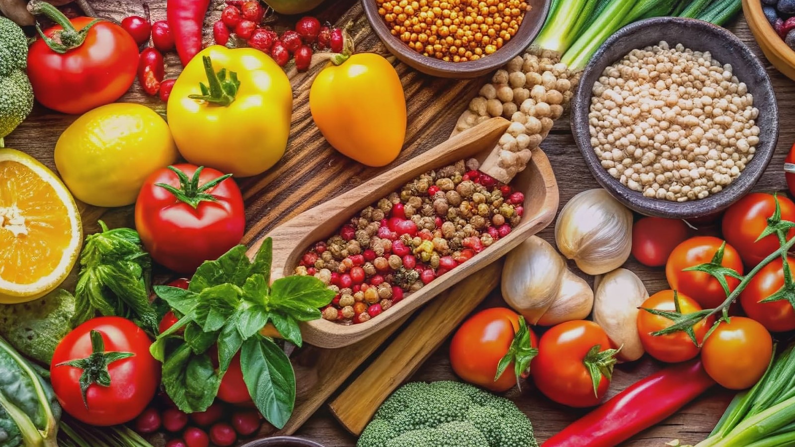 image of various healthy foods