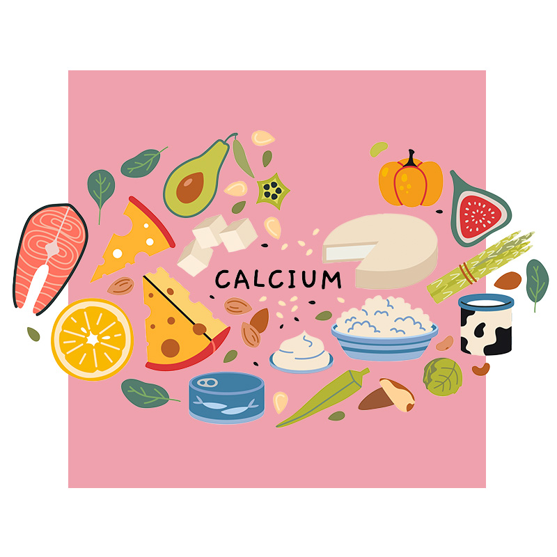 image of foods containing calcium