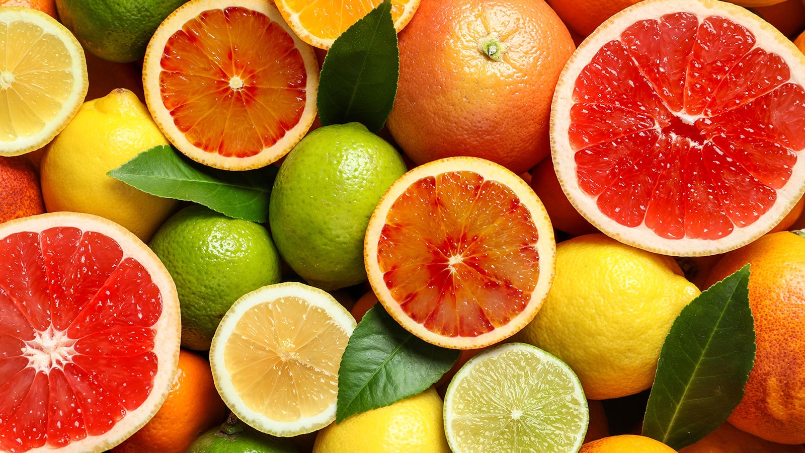 image of a variety of citrus fruits