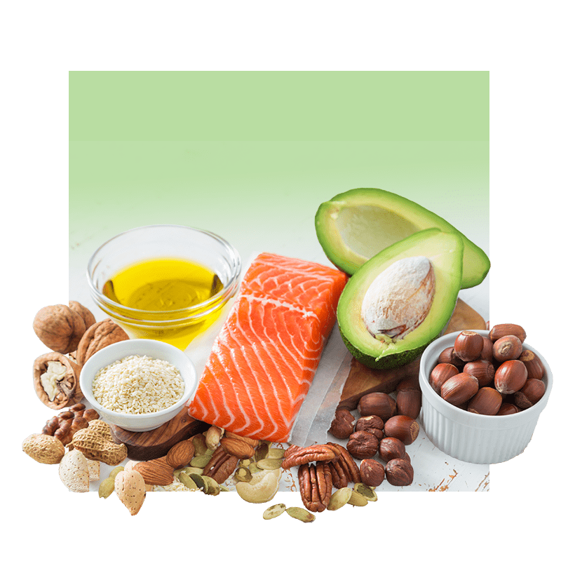 image of fish and other foods containing omegas