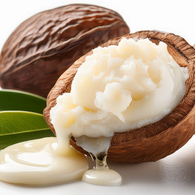 shea seed and butter cream inside