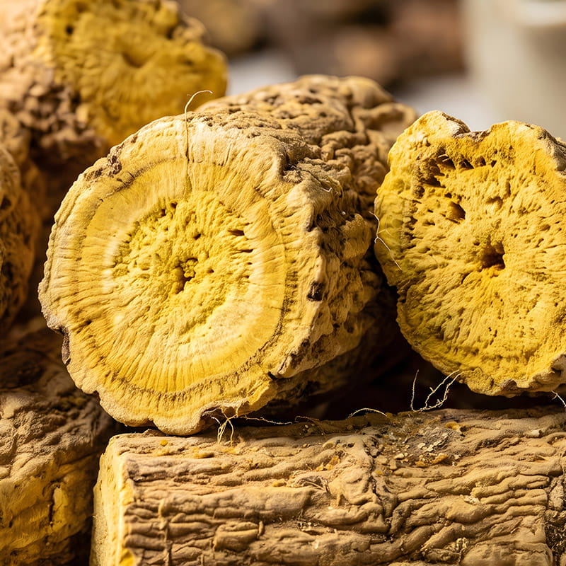 image of dry licorice root wood