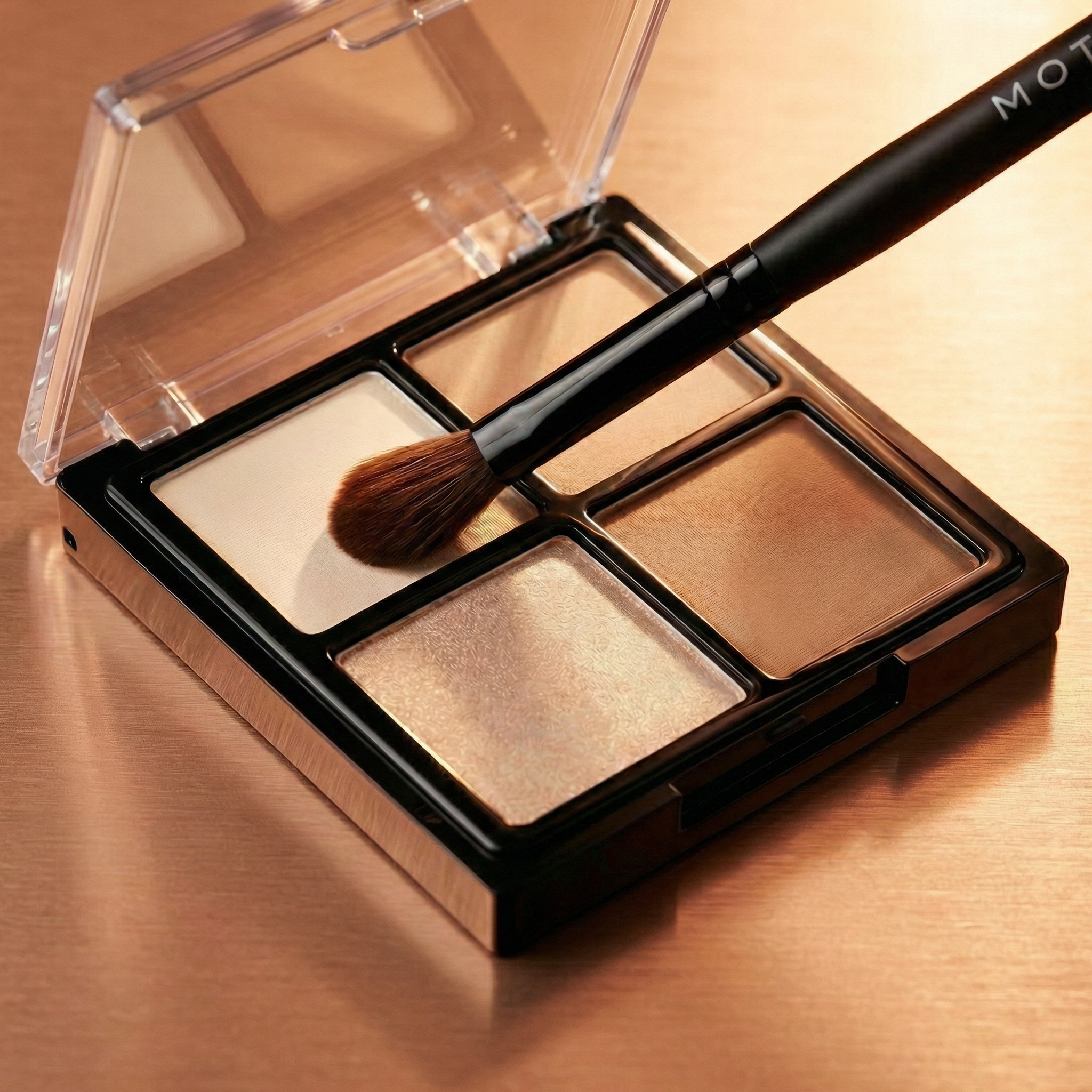 image of brush dipped in champagne