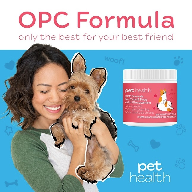 How nutraMetrix® Pet Health OPC Formula with Glucosamine Benefits Your Pet*