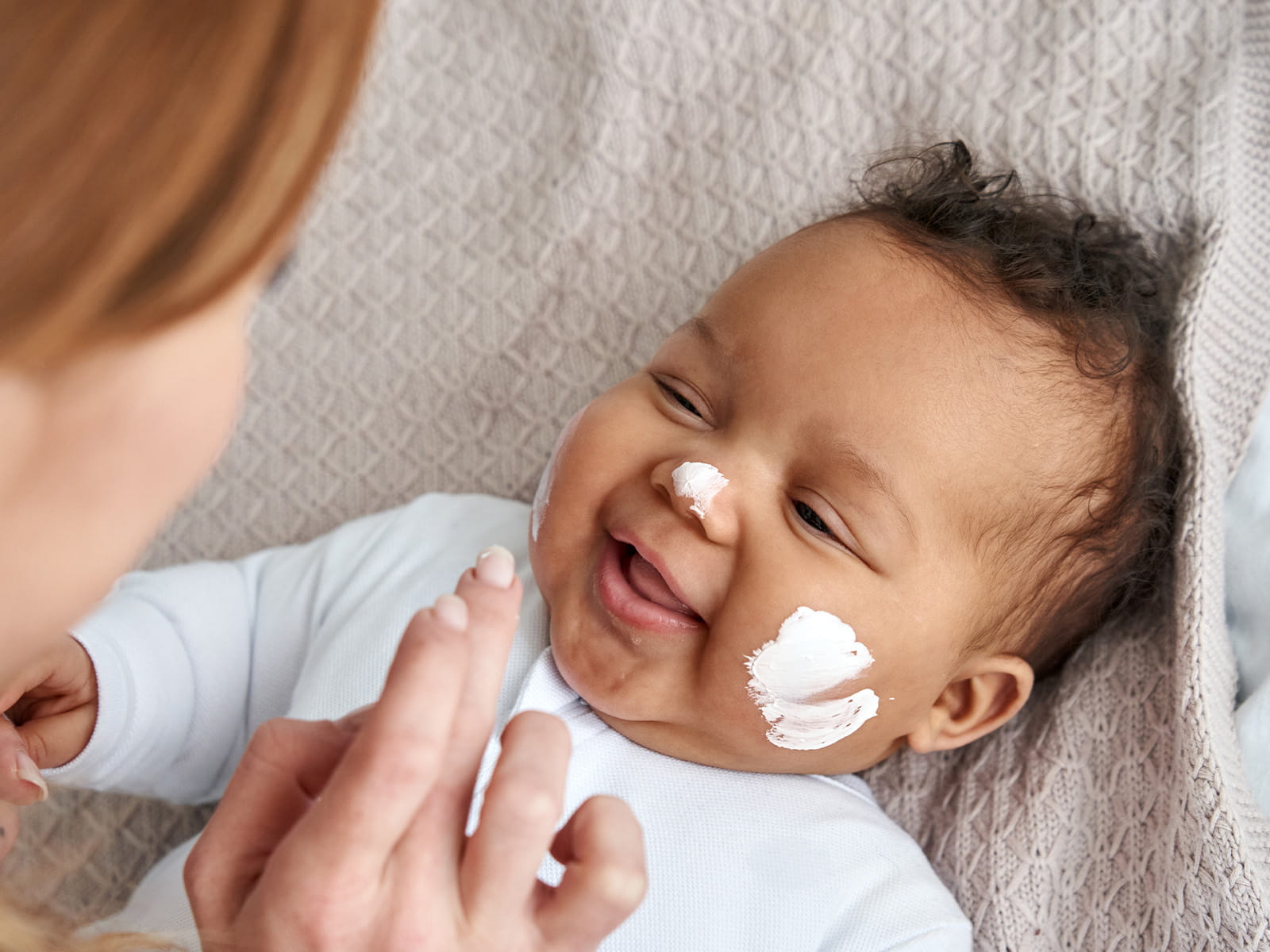 image of a baby on a bed
