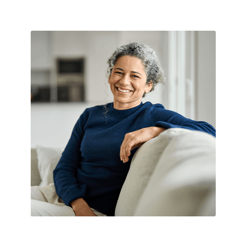 image of older woman smiling