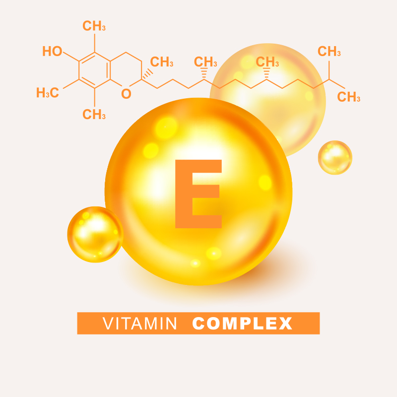 image of molecular structure of vitamin E