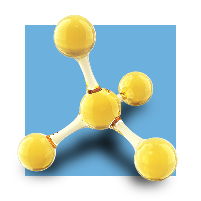 image representing molecular structure of triacetin