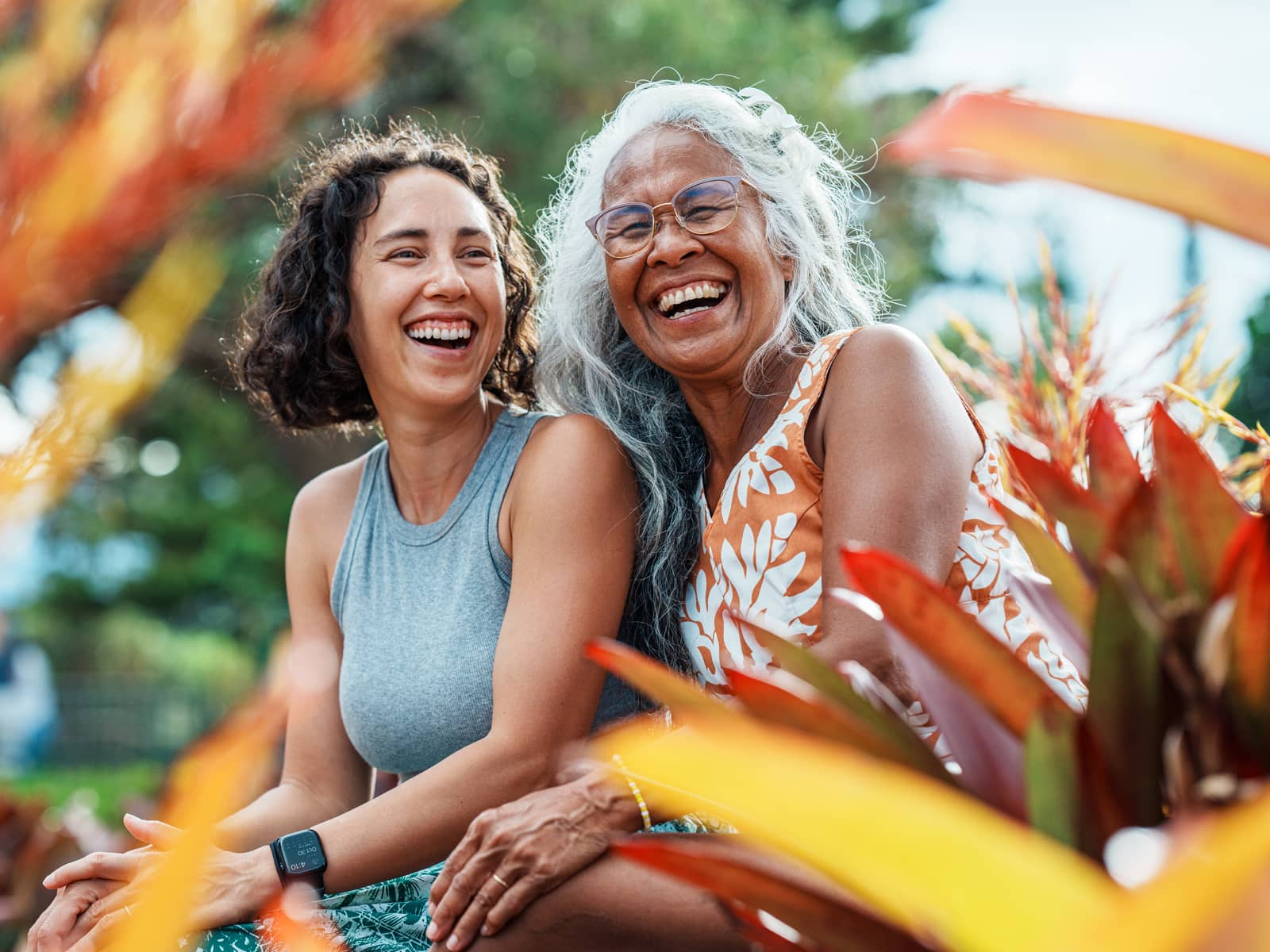 image of two women smiling