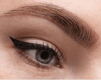 Eye with cat eye liner