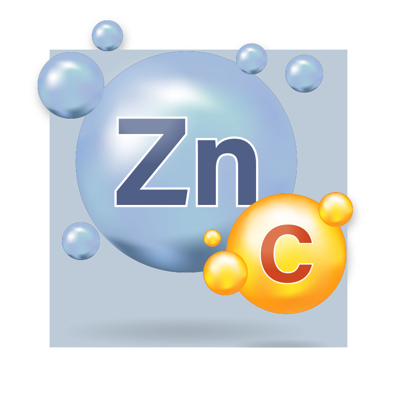 image of a molecule with Zn and C on it