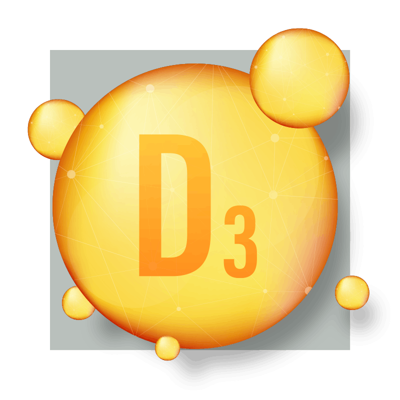image of yellow spheres with text 'D3'