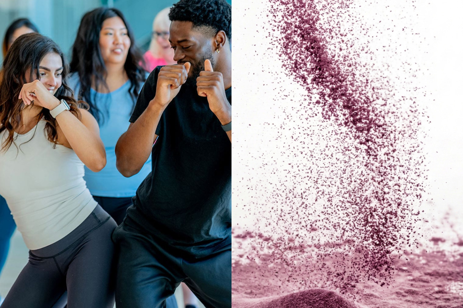 image of people in a dance class