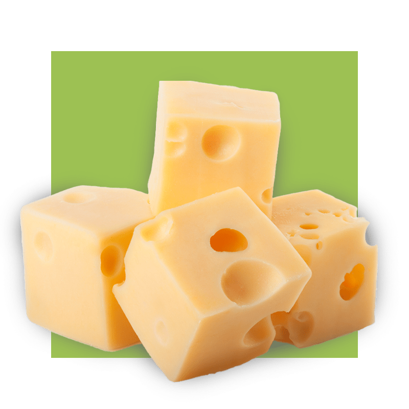 image of cheese cubes