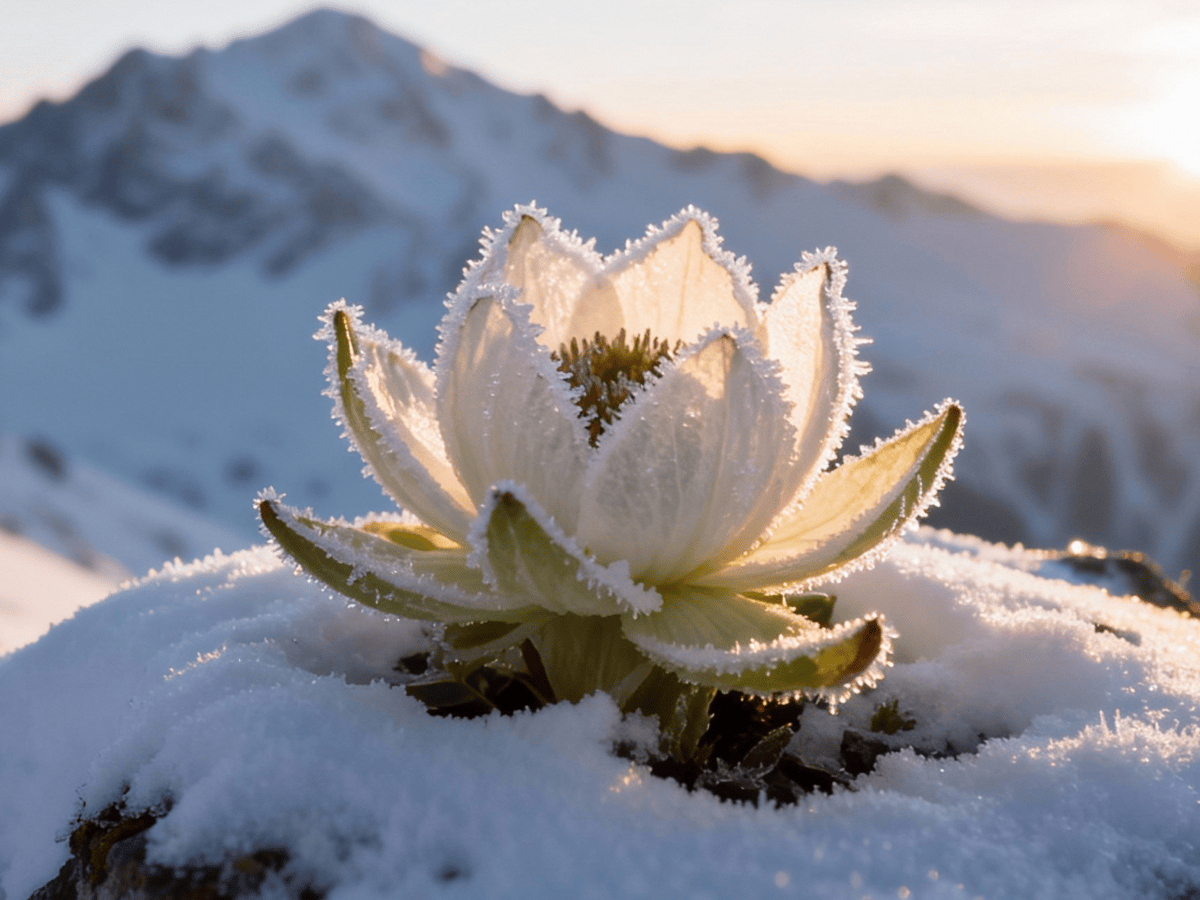 image of snow lotus