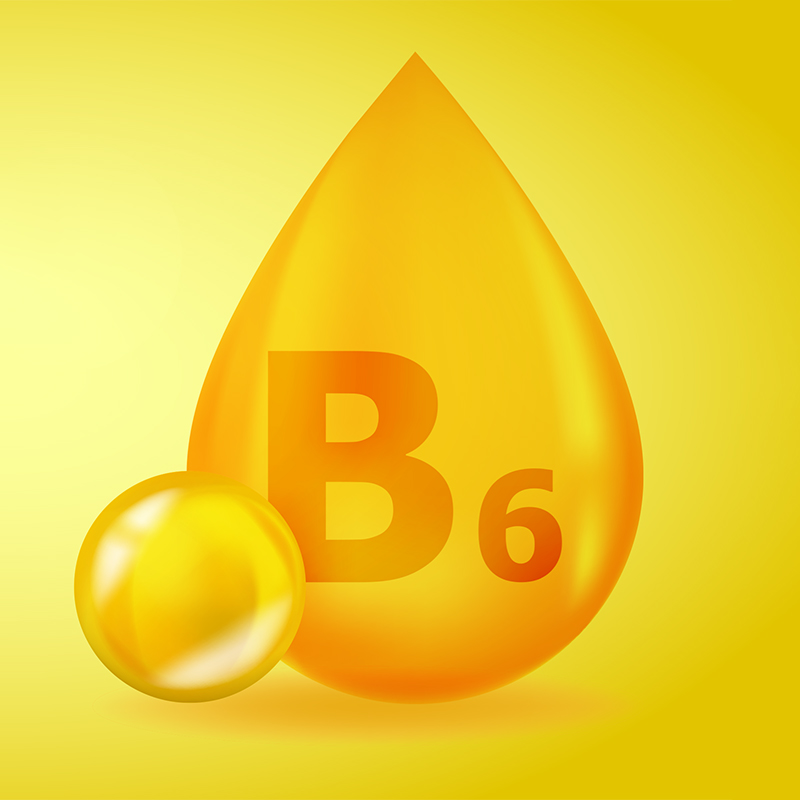 image of droplet with B6 on it