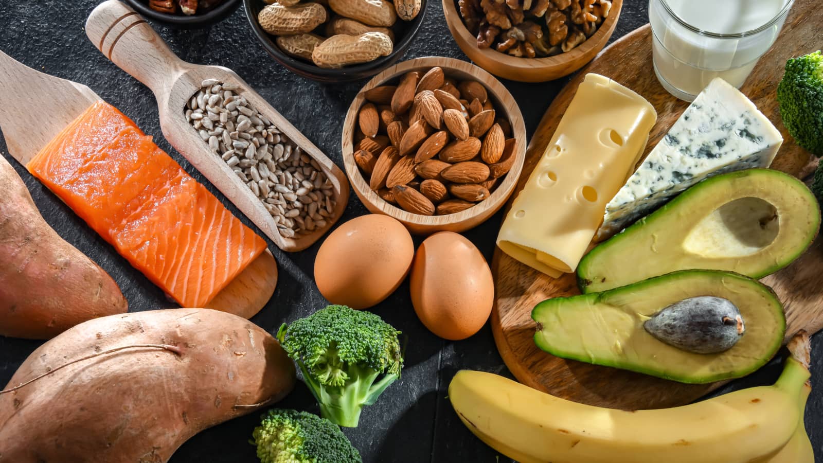 image of foods rich in vitamin B