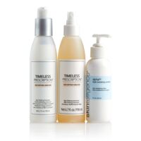 Includes nMx Timeless Prescription Facial Exfoliating Cleanser, nMx Timeless Prescription MDI Firming Activator and nMx Skintelligence Alpha 24 Triple Revitalizing Complex