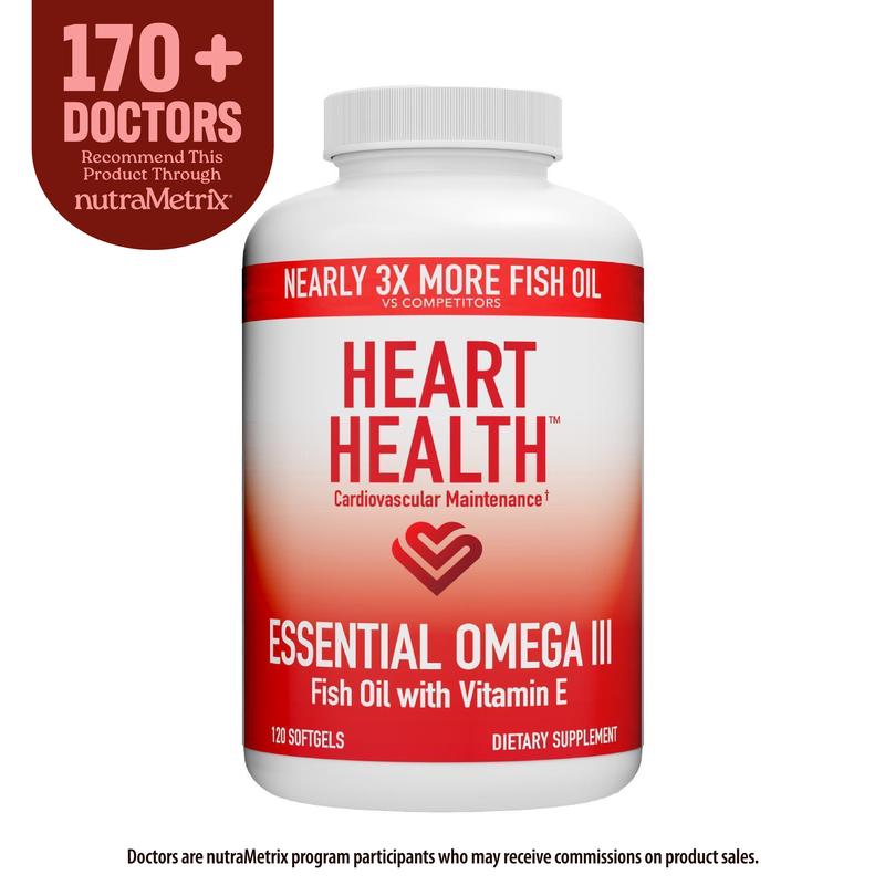 Heart Health易善魚油維生素E膠囊食品