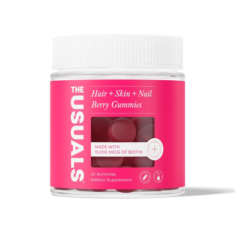 The Usuals&trade; Hair + Skin + Nail Berry Gummies