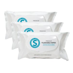 Shopping Annuity&trade; Brand Premium Flushable Wipes – 150 count