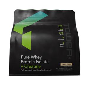 Tower+&trade; Pure Whey Protein Isolate + Creatine