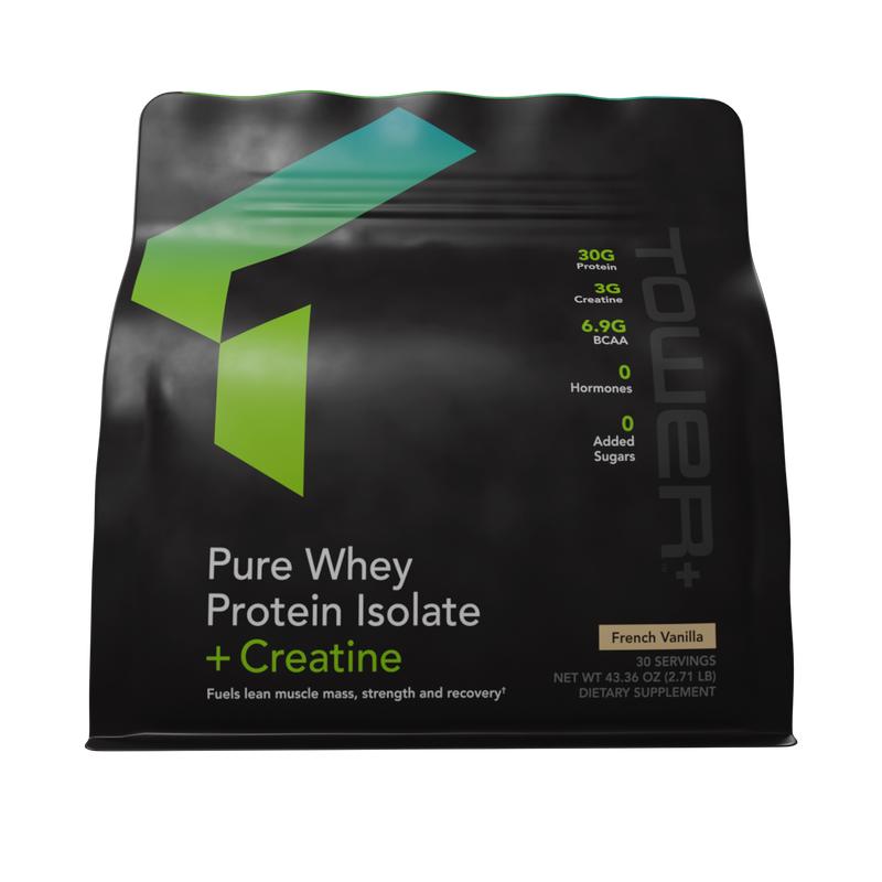 Tower+&trade; Pure Whey Protein Isolate + Creatine