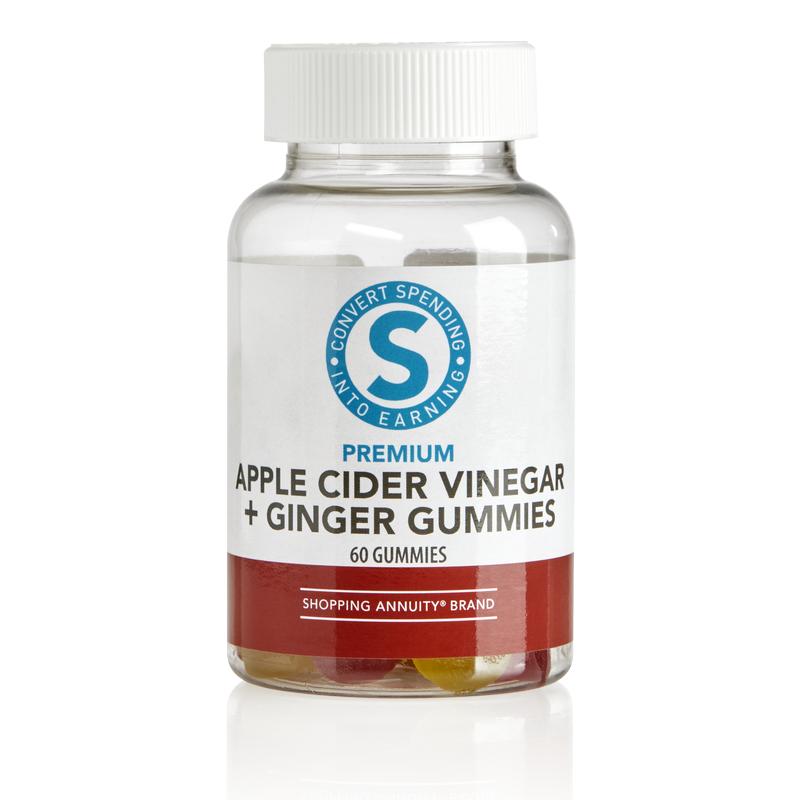 Shopping Annuity&reg; Brand Premium Apple Cider Vinegar + Ginger Gummies